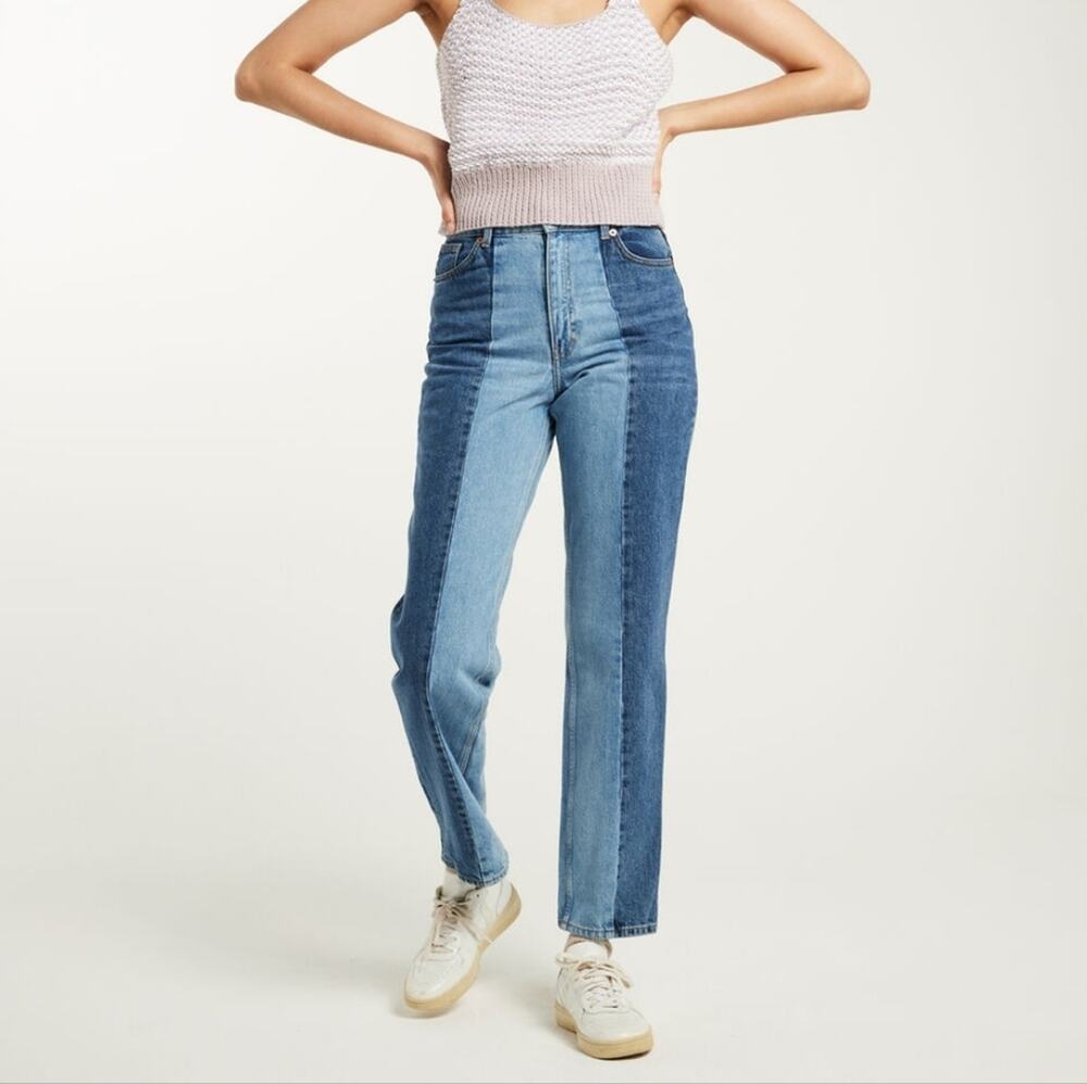 Pacsun Two Toned 90’s Boyfriend Jeans PacSun sz24 EUC